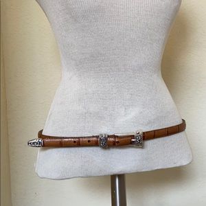 NWOT Brighton leather western belt